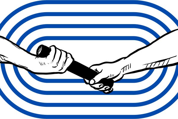 Con la estafeta en alto: la pasión en los relevos Con la estafeta en alto: la pasión en los relevos