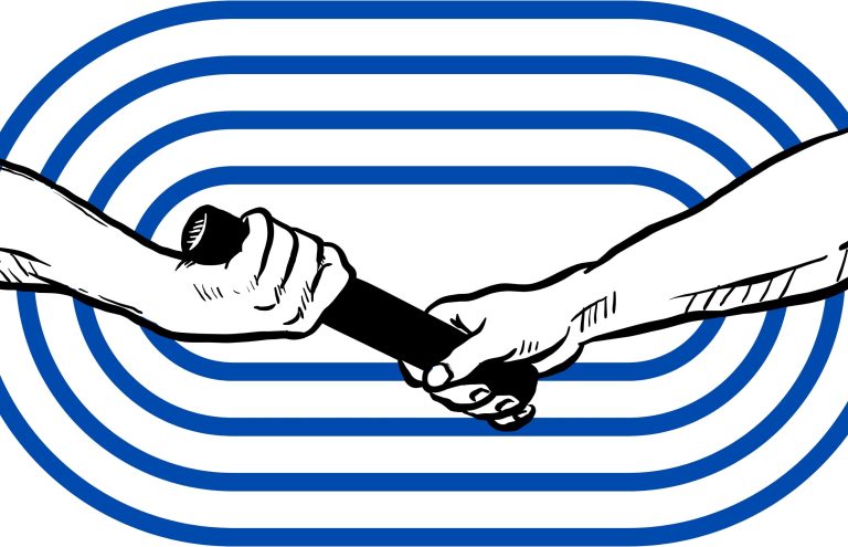 Con la estafeta en alto: la pasión en los relevos